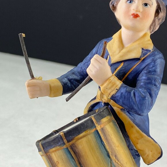 Vintage Lefton 2041 Spirit of 76 Boy Drummer Figurine - Picture 7 of 10